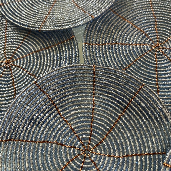 Bead coasters with copper wire (8) - Picture 4 of 5